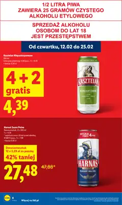 Lidl - gazetka promocyjna Oferta od poniedziałku od poniedziałku 23.02 do środy 25.02 - strona 8