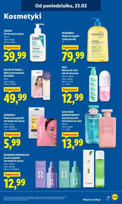 Lidl - gazetka promocyjna Oferta od poniedziałku od poniedziałku 23.02 do środy 25.02 - strona 51