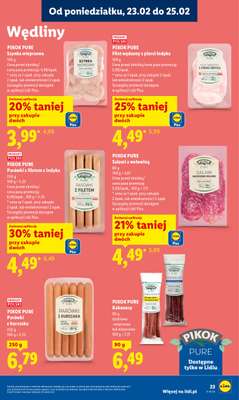 Lidl - gazetka promocyjna Oferta od poniedziałku od poniedziałku 23.02 do środy 25.02 - strona 23