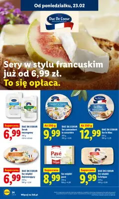 Lidl - gazetka promocyjna Oferta od poniedziałku od poniedziałku 23.02 do środy 25.02 - strona 24