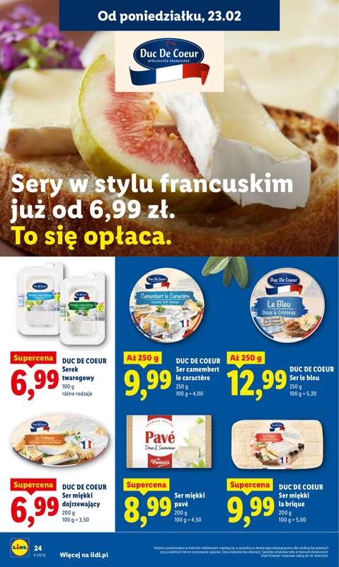 Lidl - gazetka promocyjna Oferta od poniedziałku od poniedziałku 23.02 do środy 25.02 - strona 24