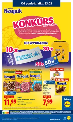 Lidl - gazetka promocyjna Oferta od poniedziałku od poniedziałku 23.02 do środy 25.02 - strona 43