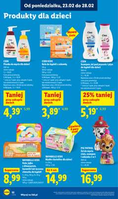 Lidl - gazetka promocyjna Oferta od poniedziałku od poniedziałku 23.02 do środy 25.02 - strona 52