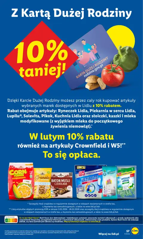 Lidl - gazetka promocyjna Oferta od poniedziałku od poniedziałku 23.02 do środy 25.02 - strona 57