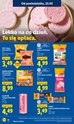 Lidl - gazetka promocyjna Oferta od poniedziałku od poniedziałku 23.02 do środy 25.02 - strona 40