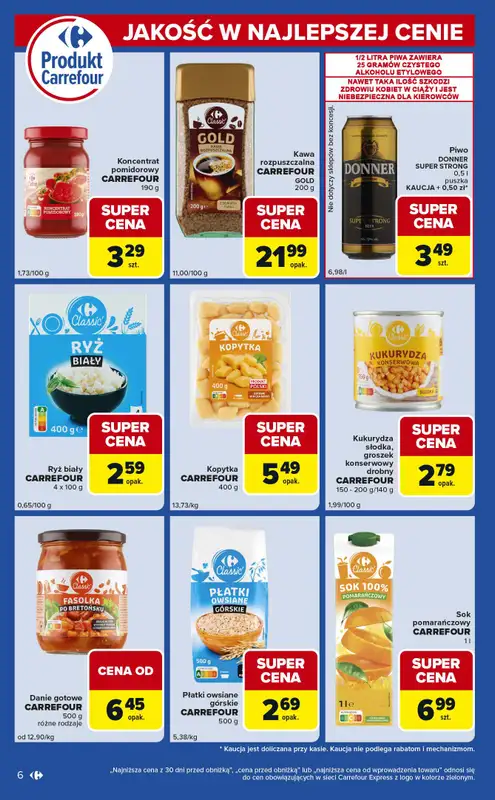 Carrefour Express - gazetka promocyjna Gazetka Express od wtorku 24.02 do poniedziałku 02.03 - strona 6