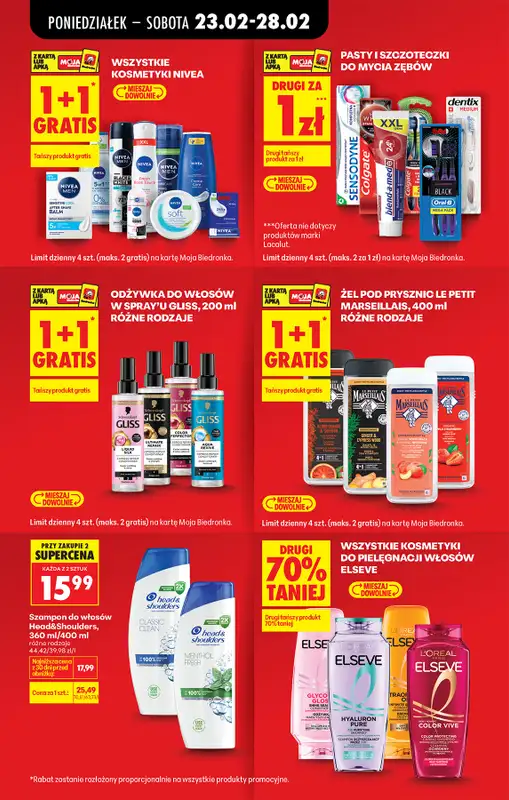 Biedronka - gazetka promocyjna Od poniedziałku od poniedziałku 23.02 do soboty 28.02 - strona 21