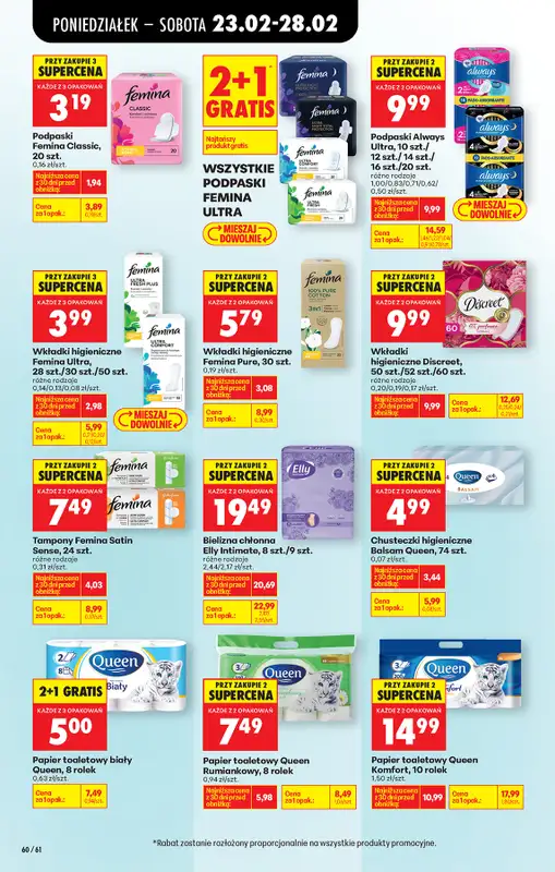 Biedronka - gazetka promocyjna Od poniedziałku od poniedziałku 23.02 do soboty 28.02 - strona 72