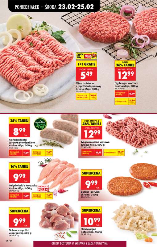 Biedronka - gazetka promocyjna Od poniedziałku, Z ladą tradycyjną od poniedziałku 23.02 do soboty 28.02 - strona 30