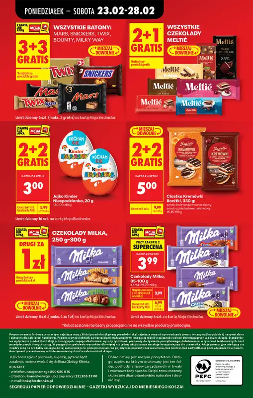 Biedronka - gazetka promocyjna Od poniedziałku, Z ladą tradycyjną od poniedziałku 23.02 do soboty 28.02 - strona 76