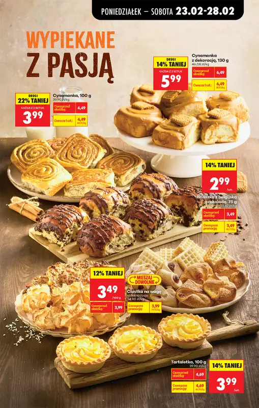 Biedronka - gazetka promocyjna Od poniedziałku, Z ladą tradycyjną od poniedziałku 23.02 do soboty 28.02 - strona 49