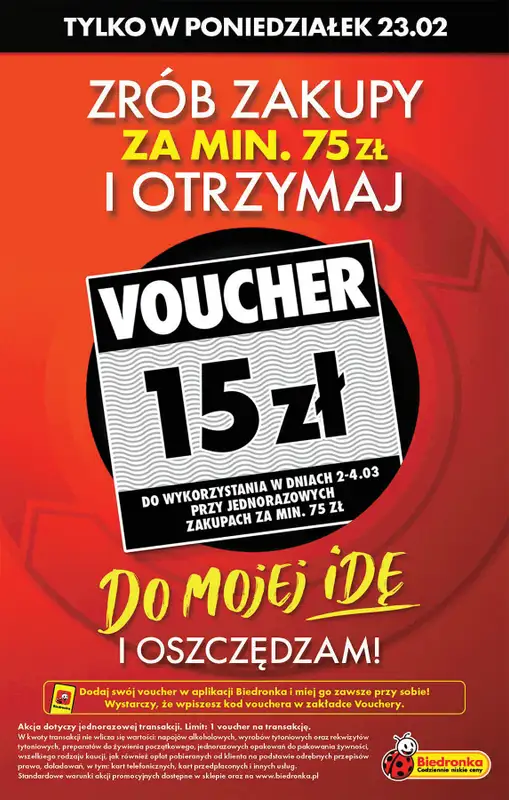 Biedronka - gazetka promocyjna Od poniedziałku, Z ladą tradycyjną   - strona 3