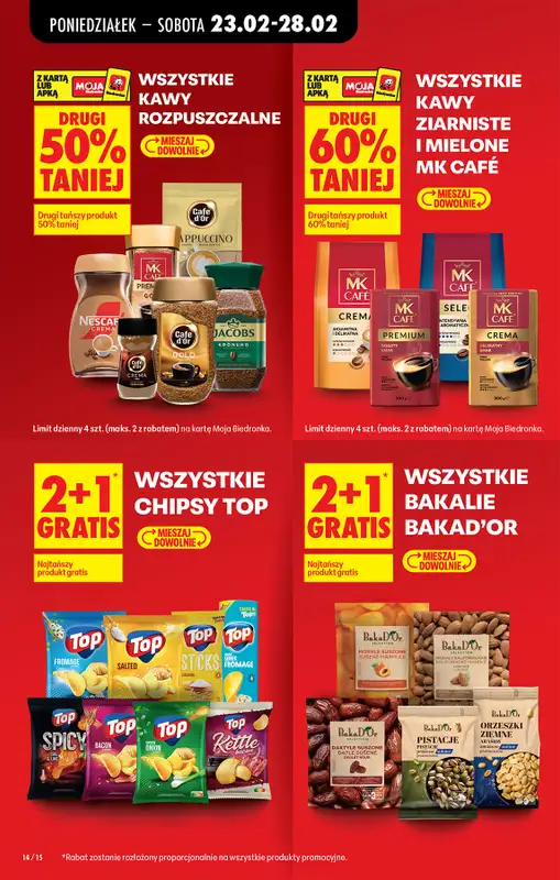 Biedronka - gazetka promocyjna Od poniedziałku, Z ladą tradycyjną od poniedziałku 23.02 do soboty 28.02 - strona 16