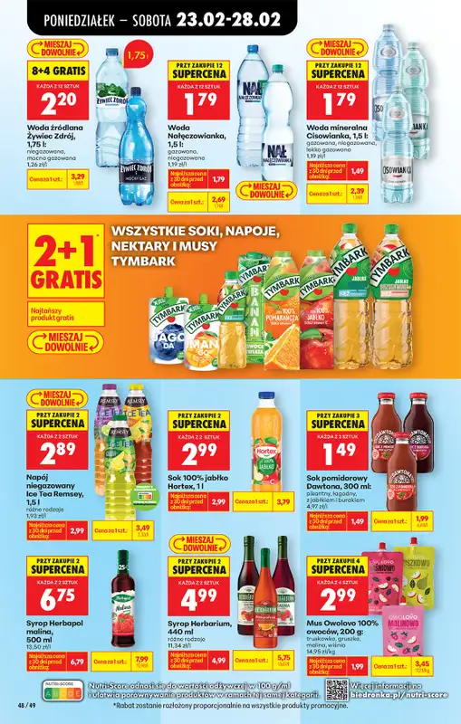 Biedronka - gazetka promocyjna Od poniedziałku, Z ladą tradycyjną od poniedziałku 23.02 do soboty 28.02 - strona 60