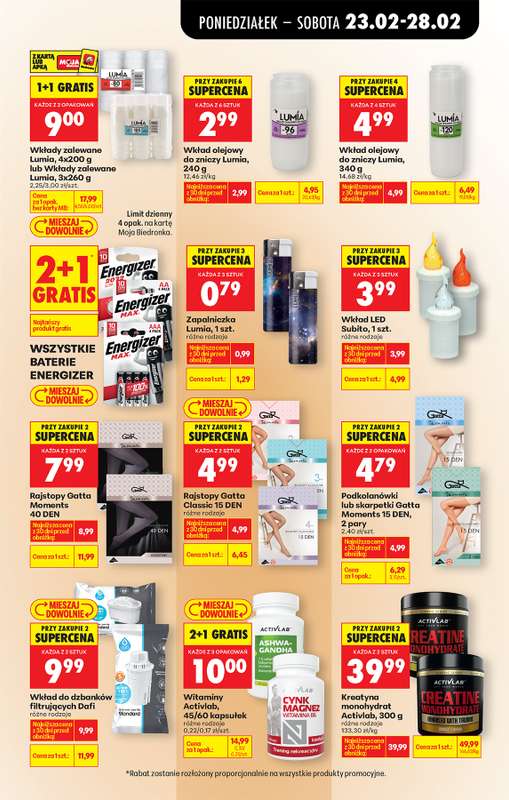 Biedronka - gazetka promocyjna Od poniedziałku, Z ladą tradycyjną od poniedziałku 23.02 do soboty 28.02 - strona 73