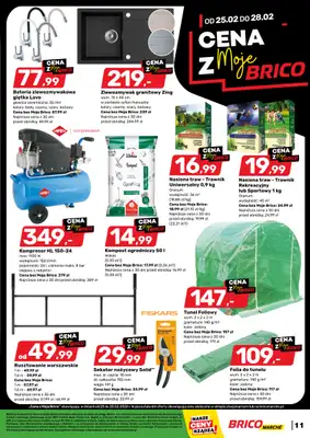 Bricomarche - gazetka promocyjna Gazetka od środy 25.02 do soboty 07.03 - strona 11