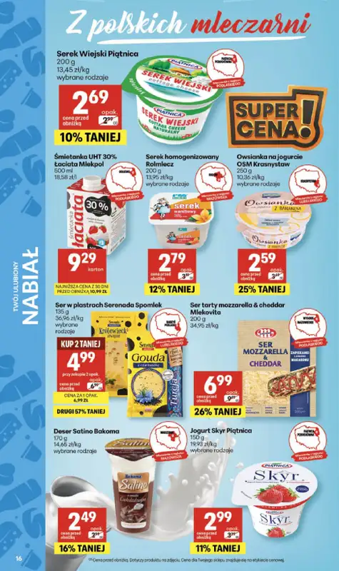 Delikatesy Centrum - gazetka promocyjna Gazetka  do środy 04.03 - strona 16