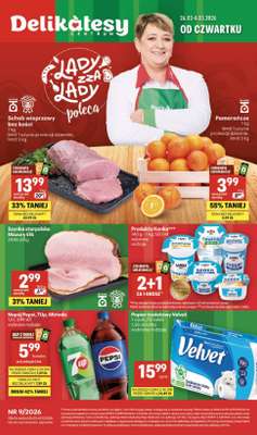 Delikatesy Centrum - gazetka promocyjna Gazetka  do środy 04.03