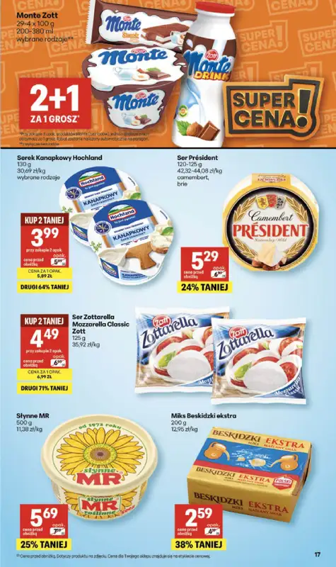 Delikatesy Centrum - gazetka promocyjna Gazetka  do środy 04.03 - strona 17