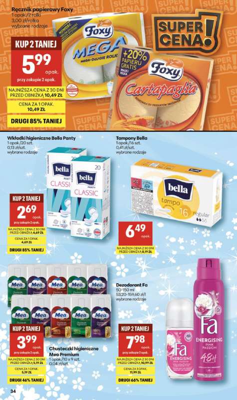 Delikatesy Centrum - gazetka promocyjna Gazetka  do środy 04.03 - strona 34