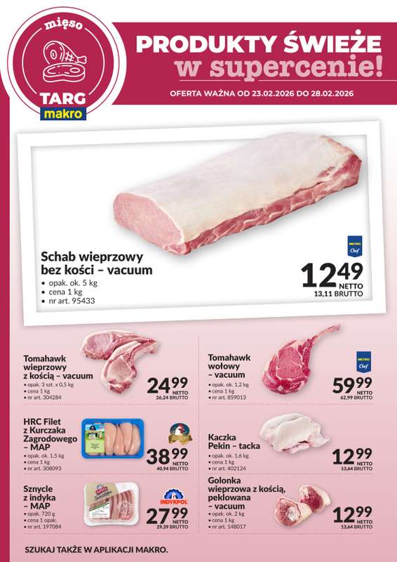 Makro - gazetka promocyjna Targ MAKRO - oferta świeża w super cenach! od poniedziałku 23.02 do soboty 28.02 - strona 2