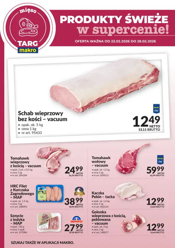 Makro - gazetka promocyjna Targ MAKRO - oferta świeża w super cenach! od poniedziałku 23.02 do soboty 28.02 - strona 2