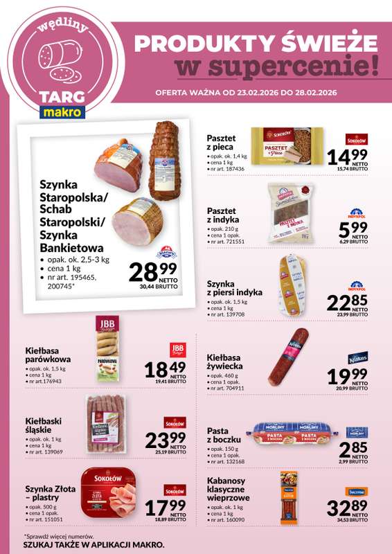 Makro - gazetka promocyjna Targ MAKRO - oferta świeża w super cenach! od poniedziałku 23.02 do soboty 28.02 - strona 3