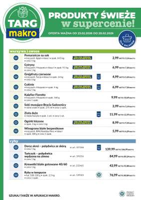 Makro - gazetka promocyjna Targ MAKRO - oferta świeża w super cenach! od poniedziałku 23.02 do soboty 28.02 - strona 6
