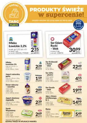 Makro - gazetka promocyjna Targ MAKRO - oferta świeża w super cenach! od poniedziałku 23.02 do soboty 28.02