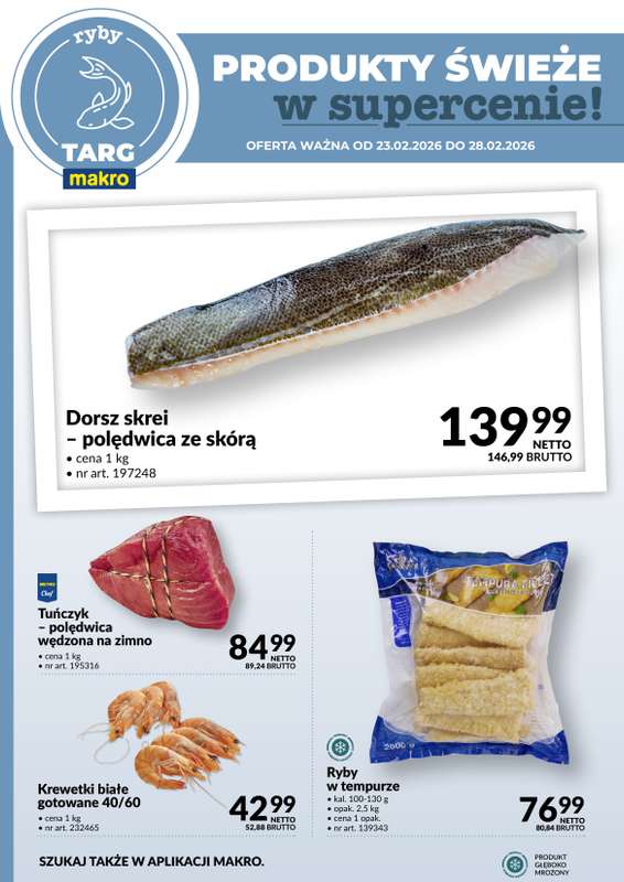 Makro - gazetka promocyjna Targ MAKRO - oferta świeża w super cenach! od poniedziałku 23.02 do soboty 28.02 - strona 4