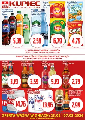 Kupiec - gazetka promocyjna Oferta plakatowa od poniedziałku 23.02 do soboty 07.03 - strona 3