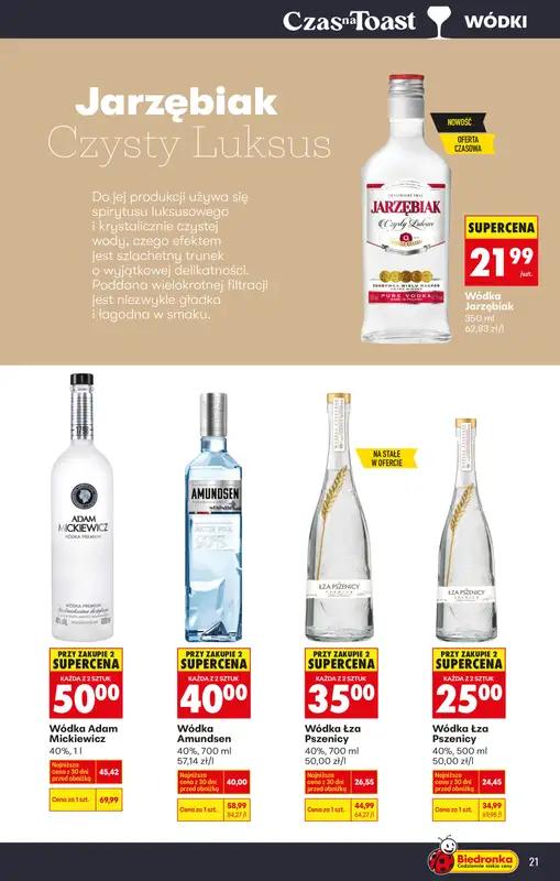 Biedronka - gazetka promocyjna Czas na toast od poniedziałku 23.02 do soboty 07.03 - strona 25