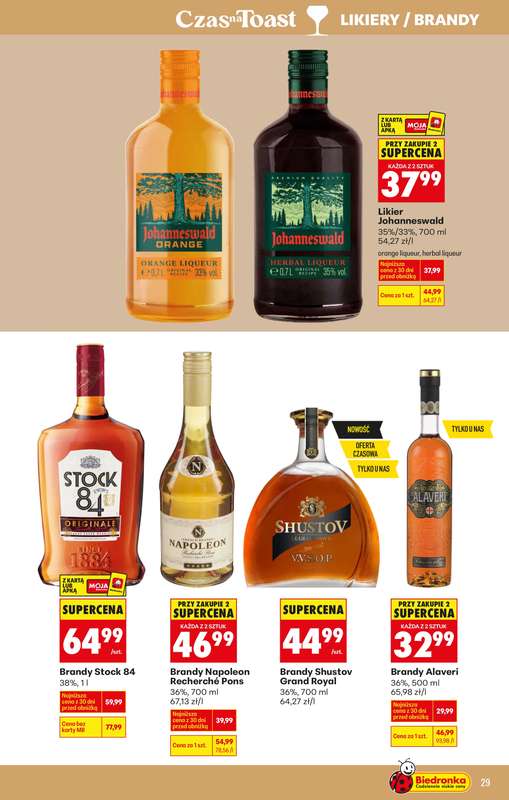 Biedronka - gazetka promocyjna Czas na toast od poniedziałku 23.02 do soboty 07.03 - strona 33