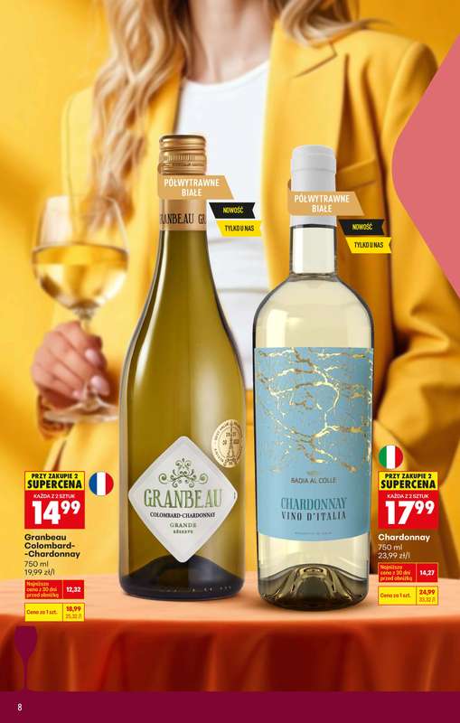 Biedronka - gazetka promocyjna Czas na toast od poniedziałku 23.02 do soboty 07.03 - strona 8