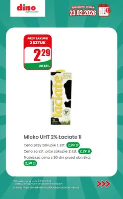 Dino - gazetka promocyjna Specjalna oferta na 23.02.2026 - promocje spoza gazetki od poniedziałku 23.02 do poniedziałku 23.02 - strona 7