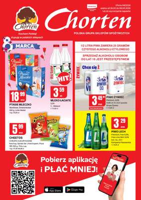 Chorten - gazetka promocyjna Gazetka Lubelskie, Łódźkie, Radom Market od czwartku 26.02 do niedzieli 08.03