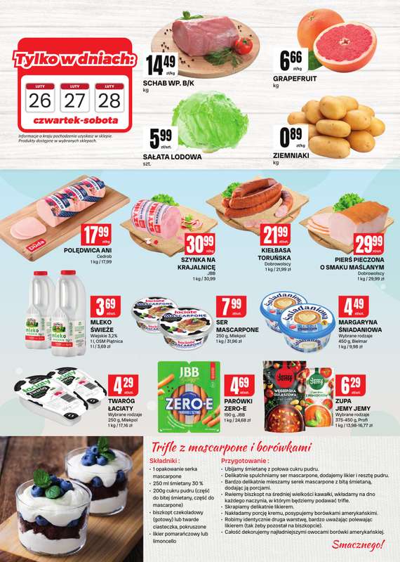 Chorten - gazetka promocyjna Gazetka Małopolska, Śląsk, Podkarpackie, Opolskie Market od czwartku 26.02 do niedzieli 08.03 - strona 2