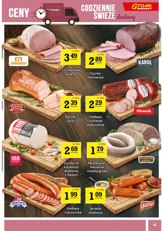 Gram Market - gazetka promocyjna Gazetka od środy 25.02 do wtorku 03.03 - strona 4