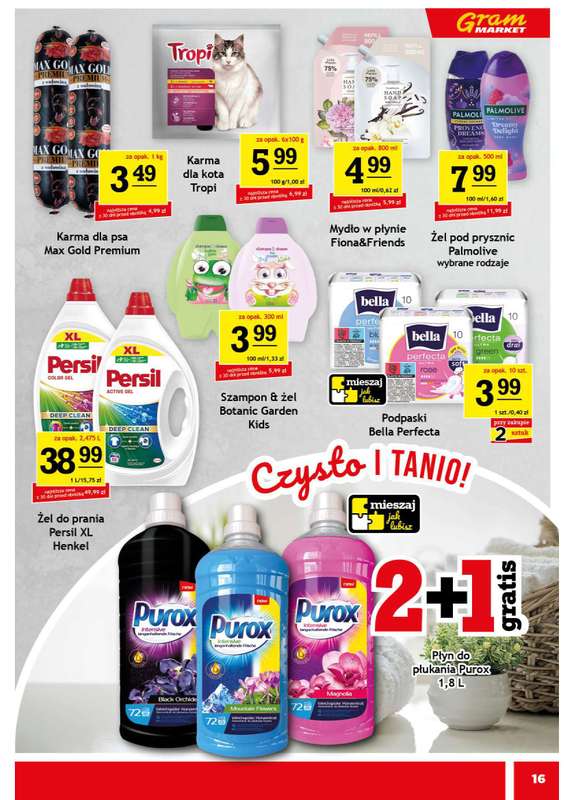 Gram Market - gazetka promocyjna Gazetka od środy 25.02 do wtorku 03.03 - strona 16