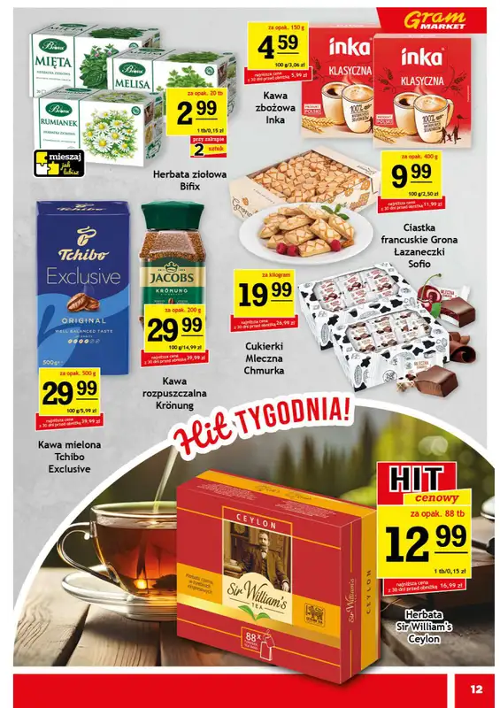 Gram Market - gazetka promocyjna Gazetka od środy 25.02 do wtorku 03.03 - strona 12