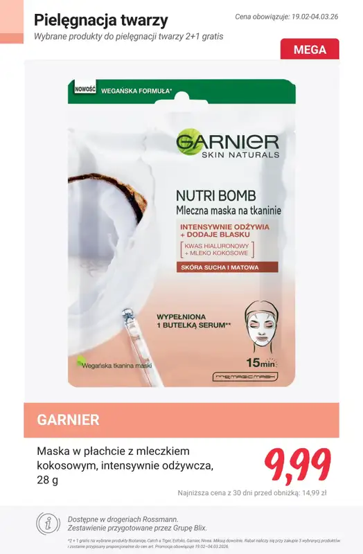 Rossmann - gazetka promocyjna 2+1 GRATIS wybrane produkty do pielęgnacji twarzy od poniedziałku 23.02 do środy 04.03 - strona 9