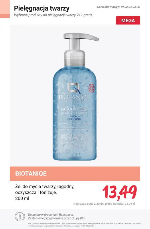 Rossmann - gazetka promocyjna 2+1 GRATIS wybrane produkty do pielęgnacji twarzy od poniedziałku 23.02 do środy 04.03 - strona 7