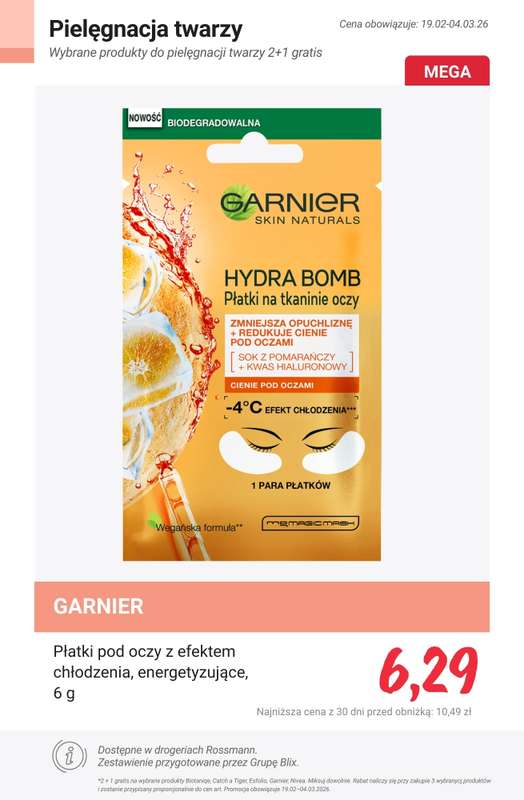 Rossmann - gazetka promocyjna 2+1 GRATIS wybrane produkty do pielęgnacji twarzy od poniedziałku 23.02 do środy 04.03 - strona 14