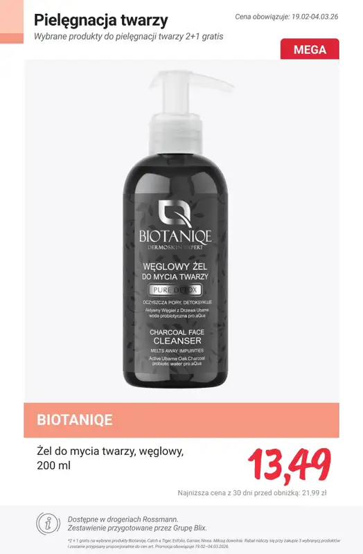 Rossmann - gazetka promocyjna 2+1 GRATIS wybrane produkty do pielęgnacji twarzy od poniedziałku 23.02 do środy 04.03 - strona 11