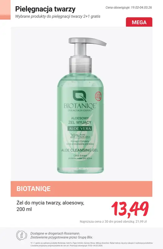 Rossmann - gazetka promocyjna 2+1 GRATIS wybrane produkty do pielęgnacji twarzy od poniedziałku 23.02 do środy 04.03 - strona 17