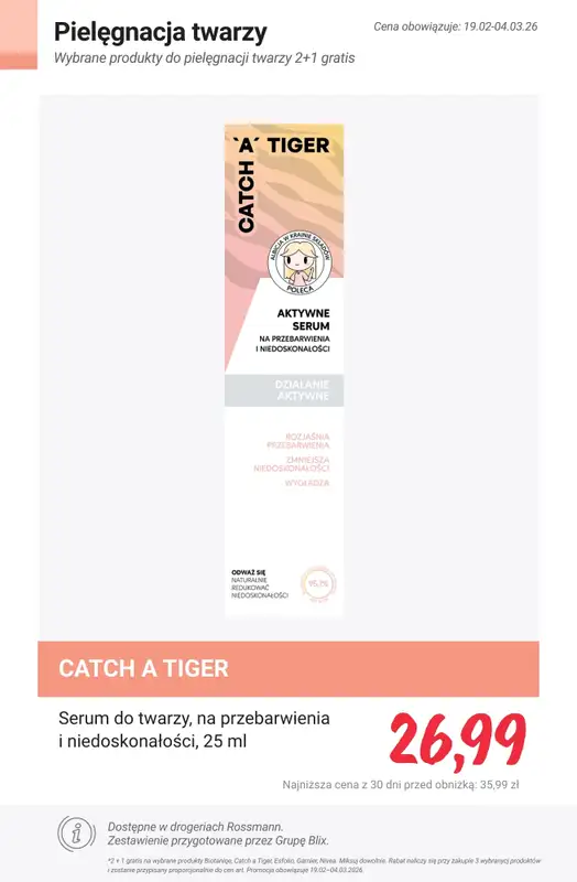 Rossmann - gazetka promocyjna 2+1 GRATIS wybrane produkty do pielęgnacji twarzy od poniedziałku 23.02 do środy 04.03 - strona 4