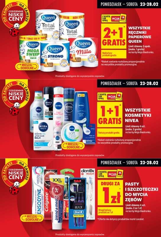 Biedronka - gazetka promocyjna Biedronkowe oszczędności od poniedziałku 23.02 do środy 25.02 - strona 7