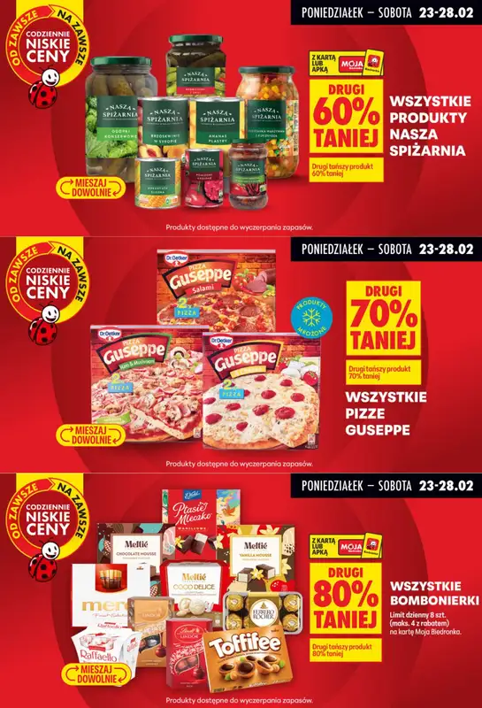 Biedronka - gazetka promocyjna Biedronkowe oszczędności od poniedziałku 23.02 do środy 25.02 - strona 6