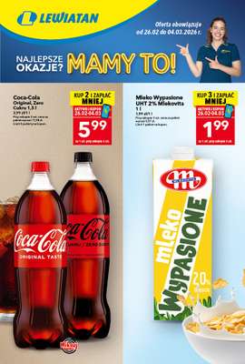 LEWIATAN - gazetka promocyjna Gazetka „MAMY TO w Lewiatanie"  do środy 04.03