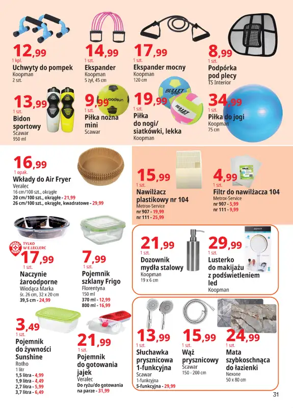 Leclerc - gazetka promocyjna Oferta Bielany od wtorku 03.03 do soboty 28.03 - strona 31